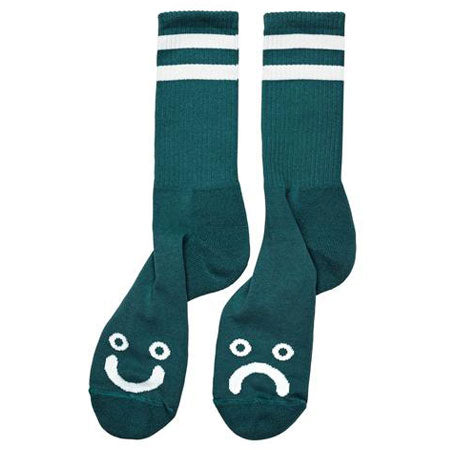 Polar Skateboards Happy Sad Classic Crew Socks