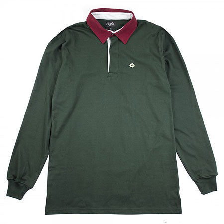 Magenta Long Sleeve Polo