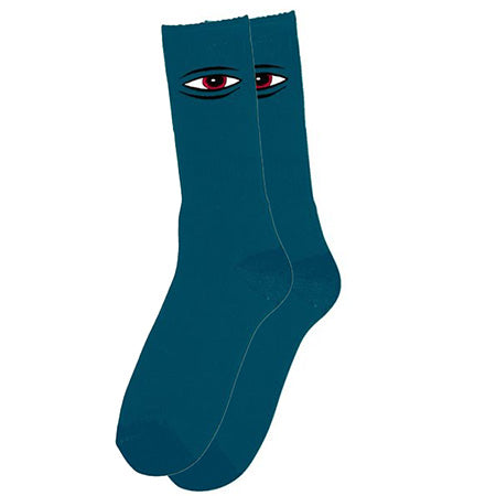 Toy Machine Sect Eye Embroidered Crew Socks