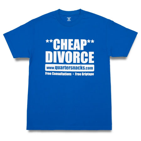 Quartersnacks Divorce T Shirt