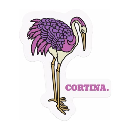 Cortina Crane Sticker