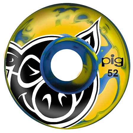 Pig Pig Head Swirl Wheels