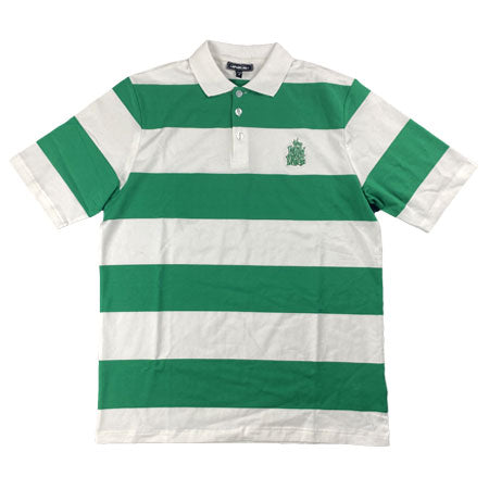 New Deal Skateboards Striped Polo Shirt