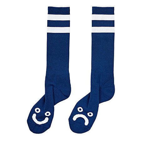 Polar Skateboards Happy Sad Classic Crew Socks