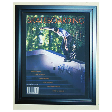 Justin Bokma Framed Transworld Cover