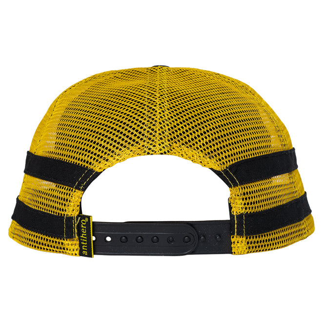 Anti-Hero Basic Eagle Black Yellow Trucker Snap-Back Hat