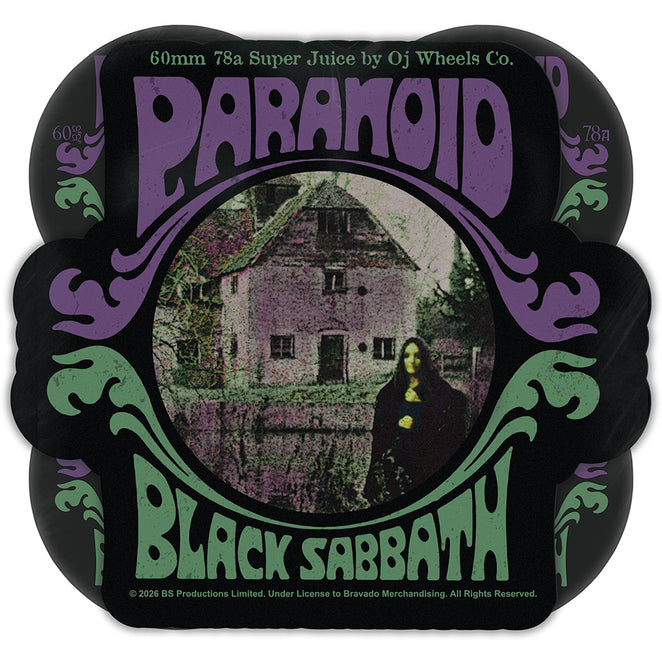 OJ 3 Black Sabbath Paranoid Super Juice 78a Wheels