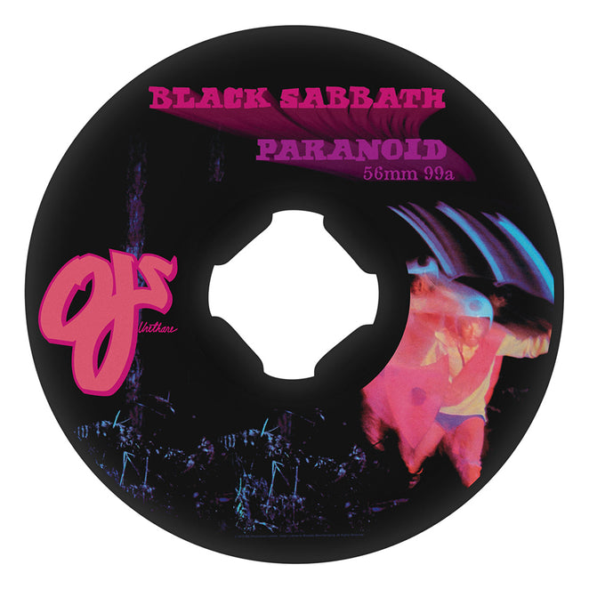 OJ 3 Black Sabbath Paranoid Chubbies 99A Wheels