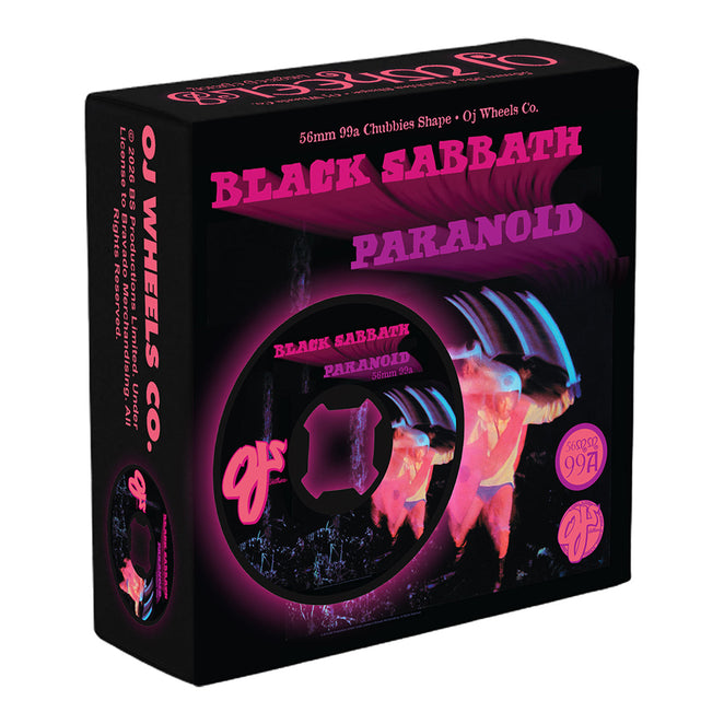 OJ 3 Black Sabbath Paranoid Chubbies 99A Wheels