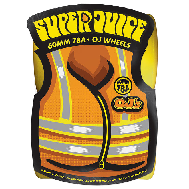 OJ 3 Neon Yellow Super Juice 78a Wheels