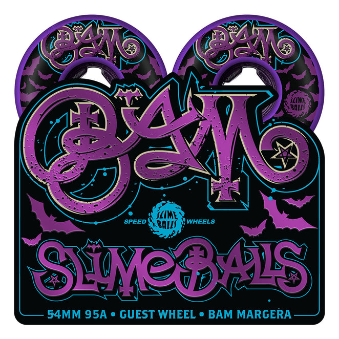 Santa Cruz Slime Balls Bam Margera Hardline 95a Wheels