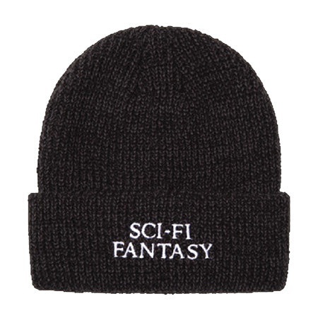 Sci-Fi Fantasy Mixed Yarn Logo Beanie