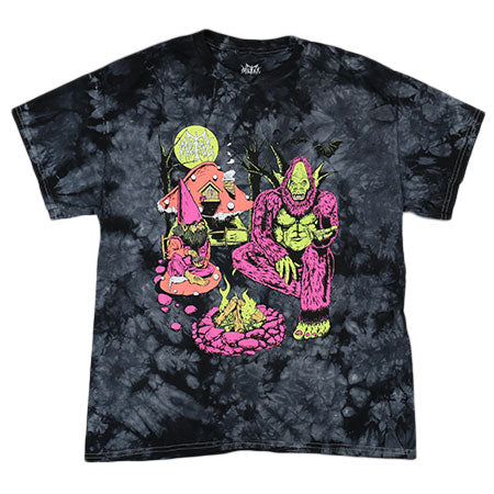 Metal Skateboards Gnome Meets Bigfoot Tie Dye T Shirt