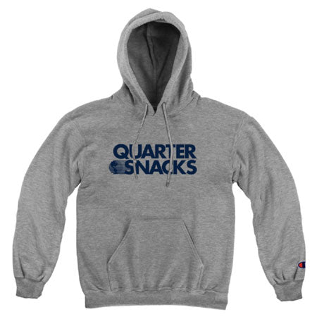 Quartersnacks Journalist Logo Champion Hooded Sweatshirt