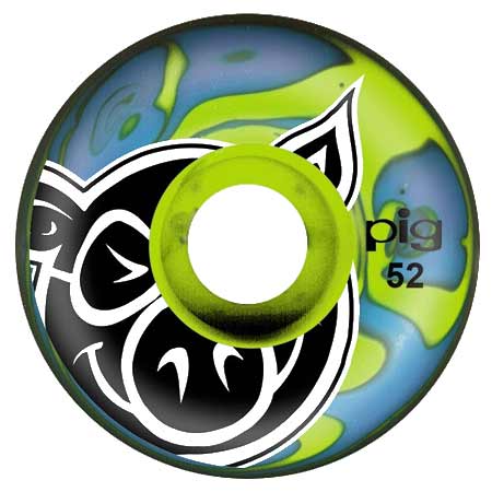 Pig Pig Head Swirl Wheels