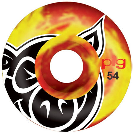 Pig Pig Head Swirl Wheels