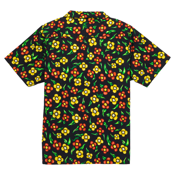 Krooked Aloha Flower Short Sleeve Button-Up Shirt