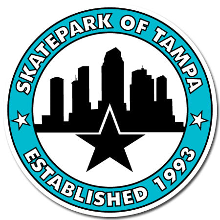 Skatepark of Tampa Circle City Logo Sticker