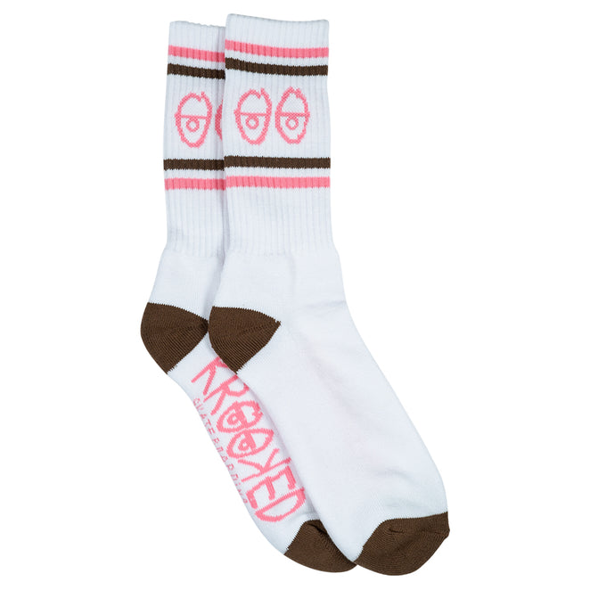 Krooked Eyes Crew Socks