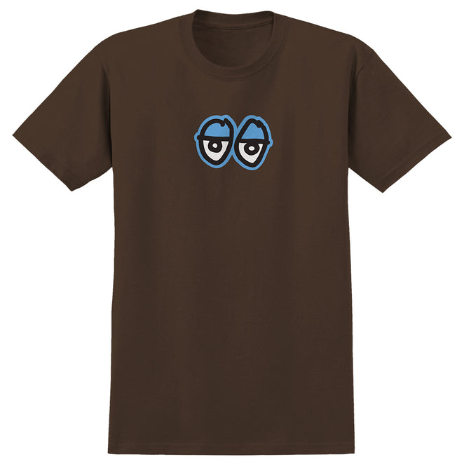 Krooked Eyes Brown Blue T Shirt