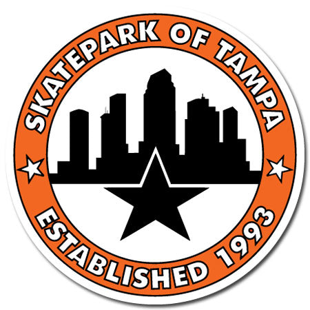 Skatepark of Tampa Circle City Logo Sticker