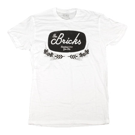 The Bricks White Chest Logo T-Shirt