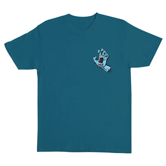 Santa Cruz Screaming Hand Galapagos Blue T Shirt