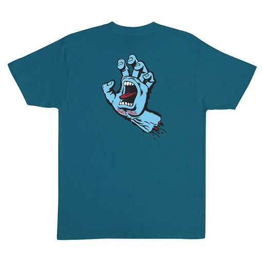Santa Cruz Screaming Hand Galapagos Blue T Shirt