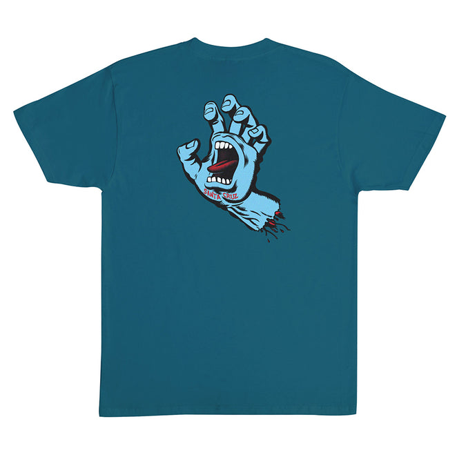 Santa Cruz Screaming Hand Galapagos Blue T Shirt