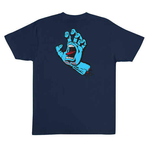 Santa Cruz Screaming Hand Navy T Shirt