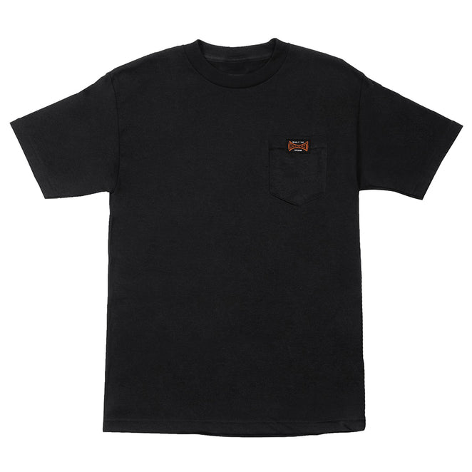 Independent Built To Grind Pocket Heavyweight Black T Shirt