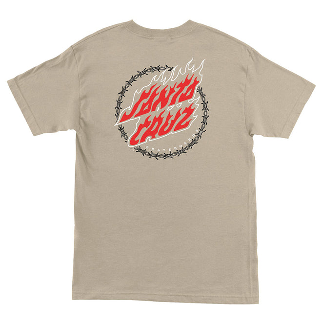 Santa Cruz Wired Flame Dot T Shirt