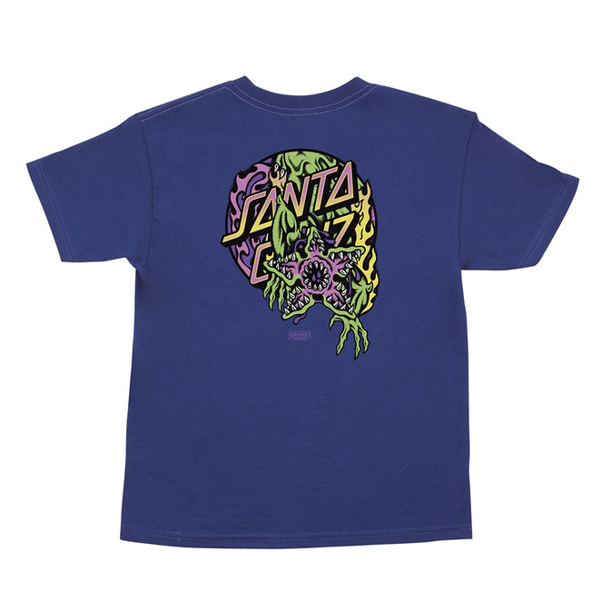 Santa Cruz Stranger Things Demogorgon Dot Youth T Shirt