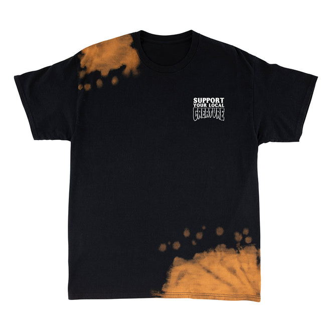 Creature Skateboards Bonehead Flame Wash T Shirt