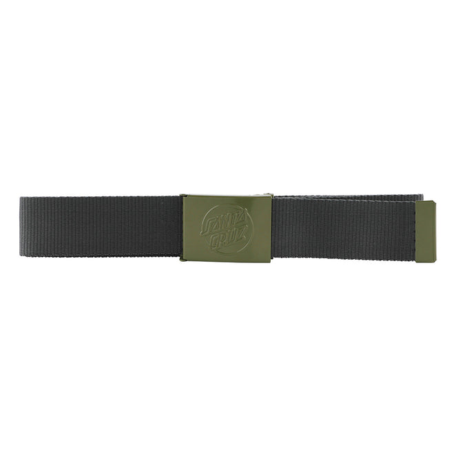 Santa Cruz Opus Dot Web Grey Army Belt