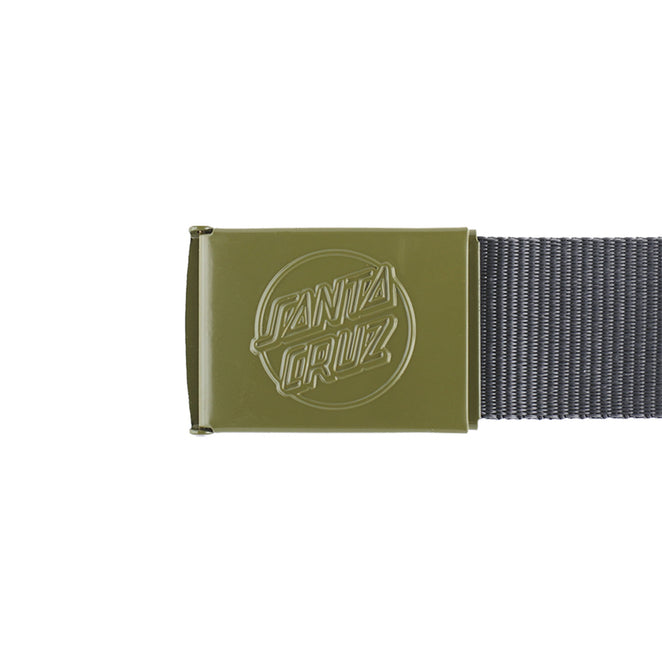 Santa Cruz Opus Dot Web Grey Army Belt