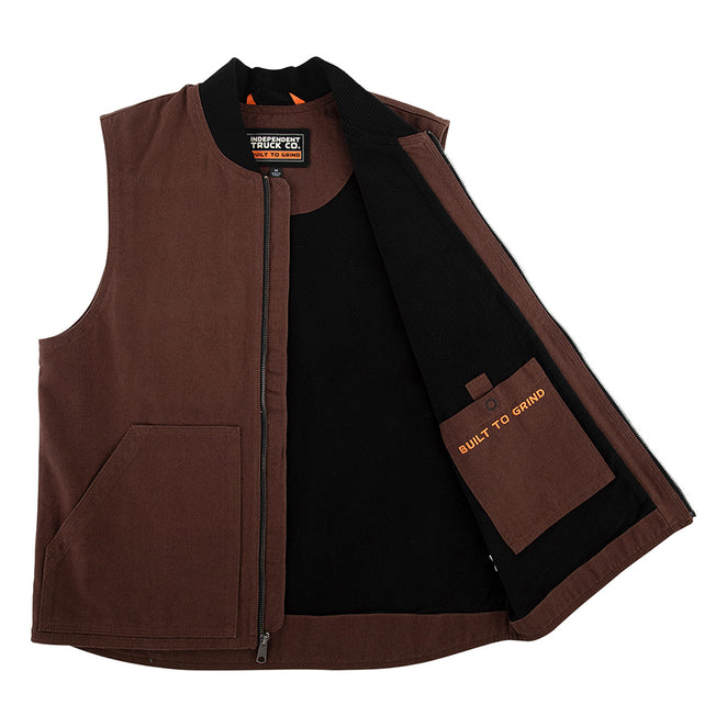Independent Chocolate Built To Grind Vest