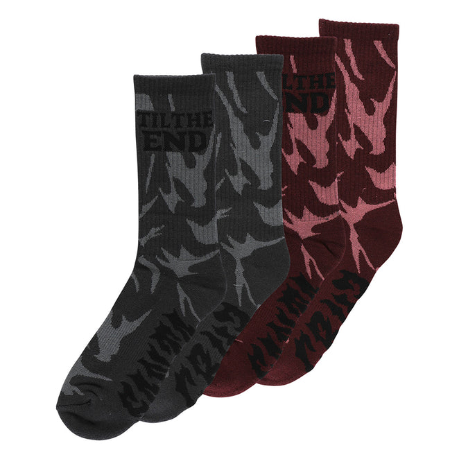 Santa Cruz TTE Messenger 2-Pack Crew Socks