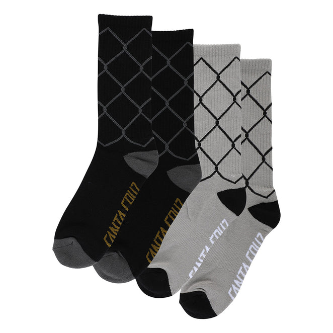 Santa Cruz Spot Chain 2-Pack Crew Socks