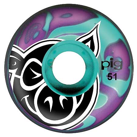 Pig Pig Head Swirl Wheels