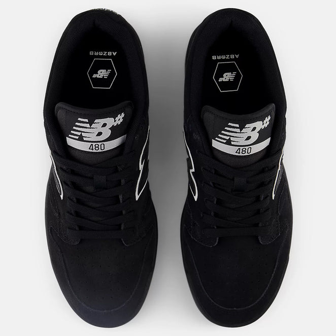 New Balance Numeric 480 Black White Shoes