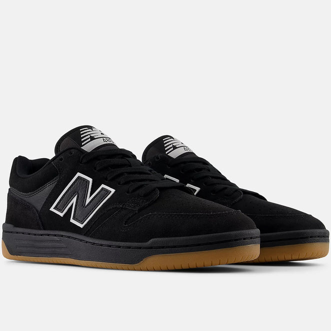 New Balance Numeric 480 Black White Shoes