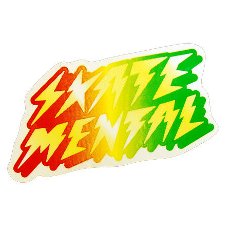 Skate Mental Bolts Shine Sticker