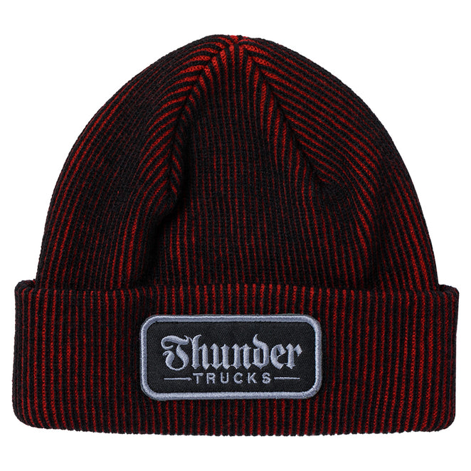 Thunder Script Patch Two Tone Beanie