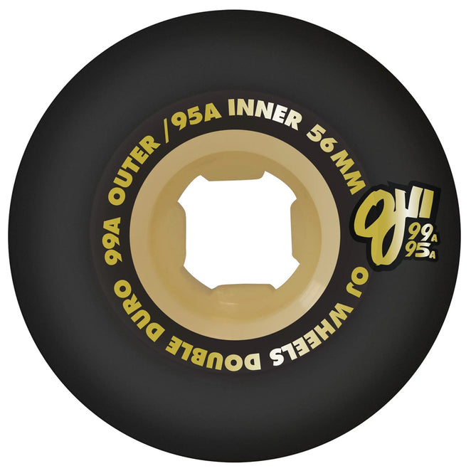 OJ 3 Double Duro Black Gum Chubbies 99/95A Wheels