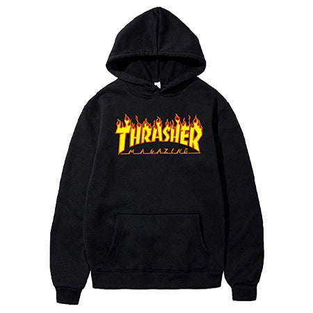 Thrasher Magazine Flame Logo Hooded Sweatshirt