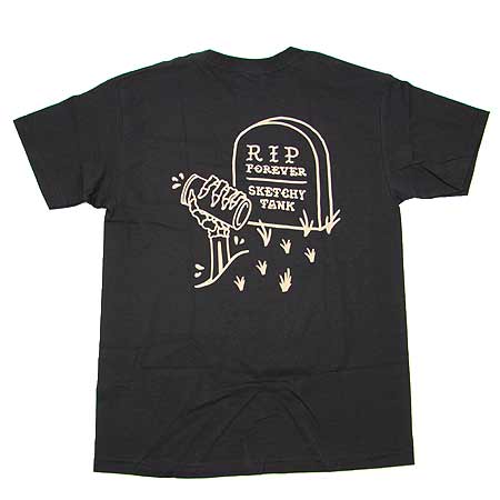 Sketchy Tank Ripping Pocket T Shirt