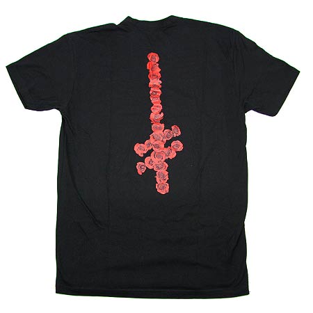 Deathwish Gang Logo Roses T Shirt