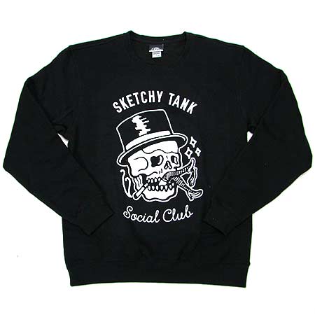 Sketchy Tank Social Club Crew-Neck Sweater