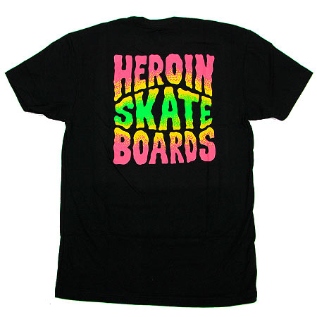 Heroin Skateboards Squared Logo T Shirt